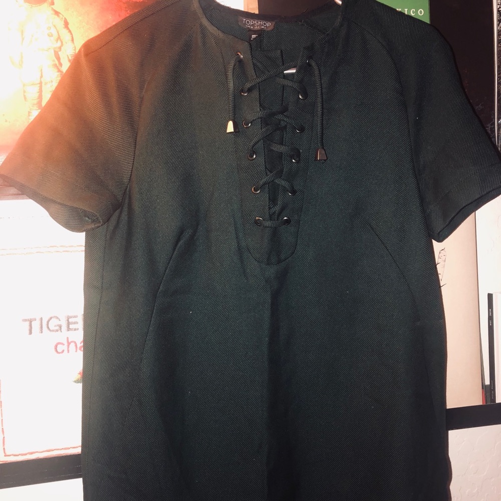 Forest Green TopShop Dress